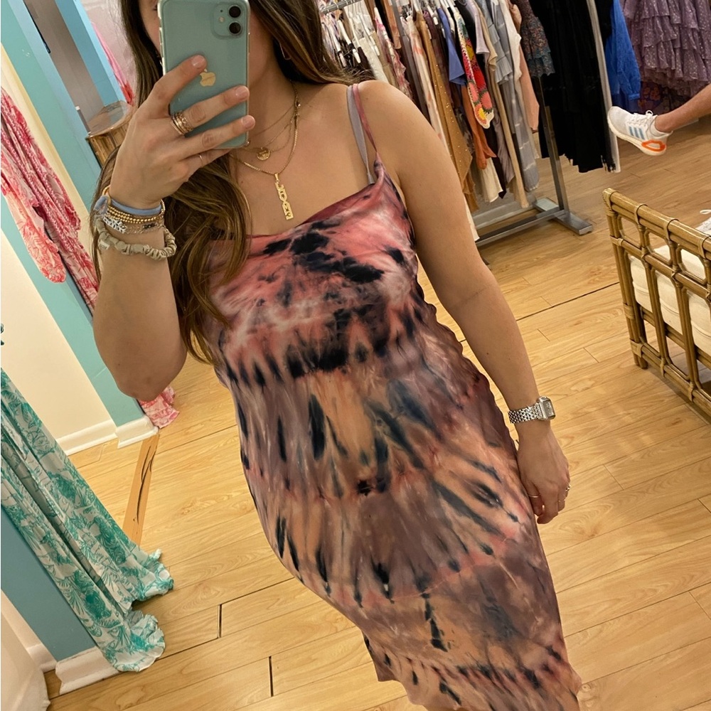 Tie-Dye Midi Dress